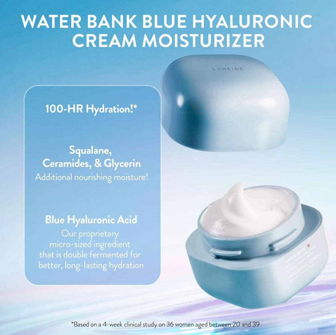 Blue Hyaluronic Cream Moisturizer (1.6 oz)